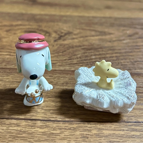 Lenox ~ Peanuts Porcelain Multi-Colors 7-Piece Christmas Pageant Figurines~ New - Picture 9 of 16